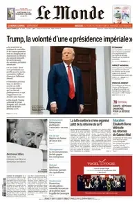 Le Monde du Jeudi 23 Janvier 2025